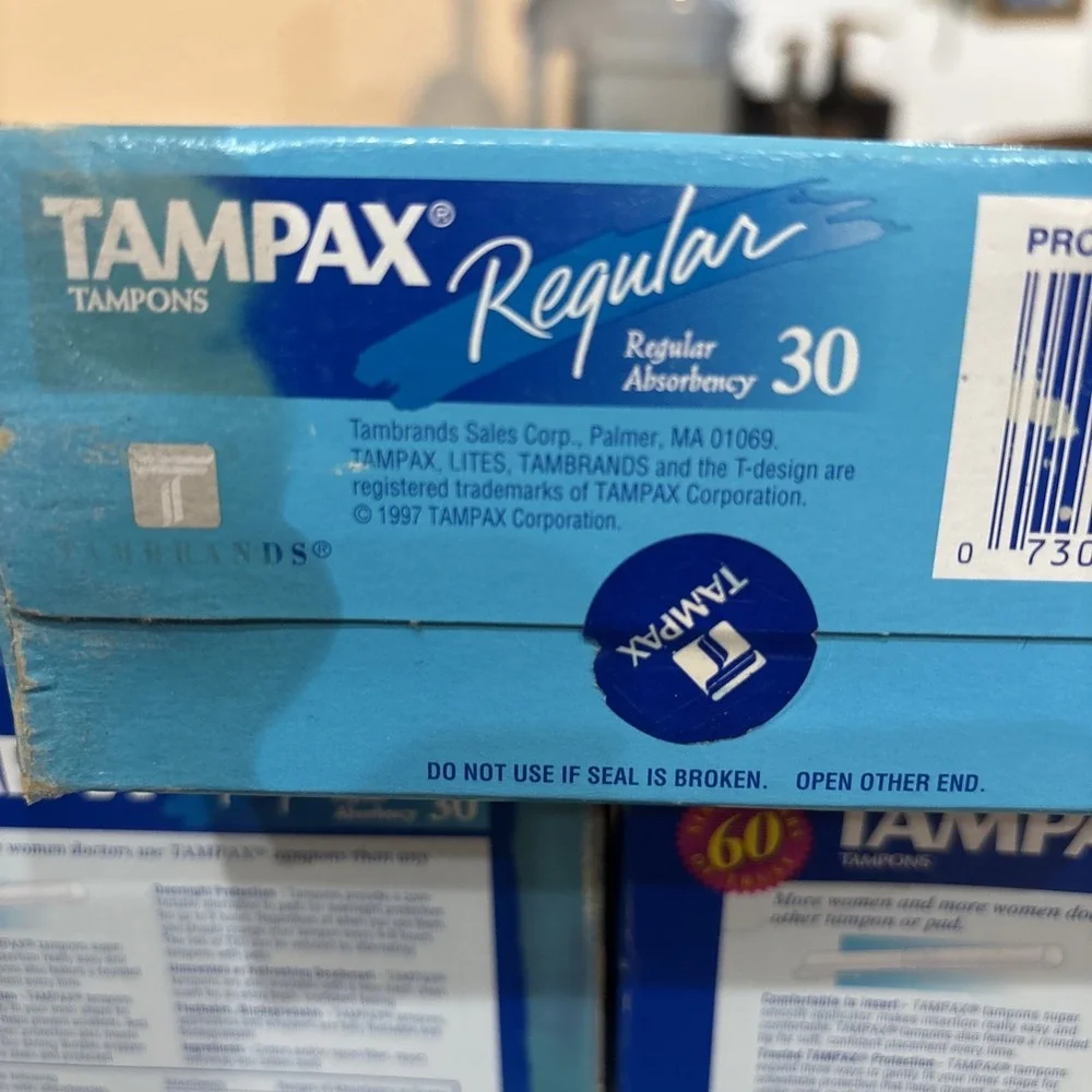 Tampax vintage 1997